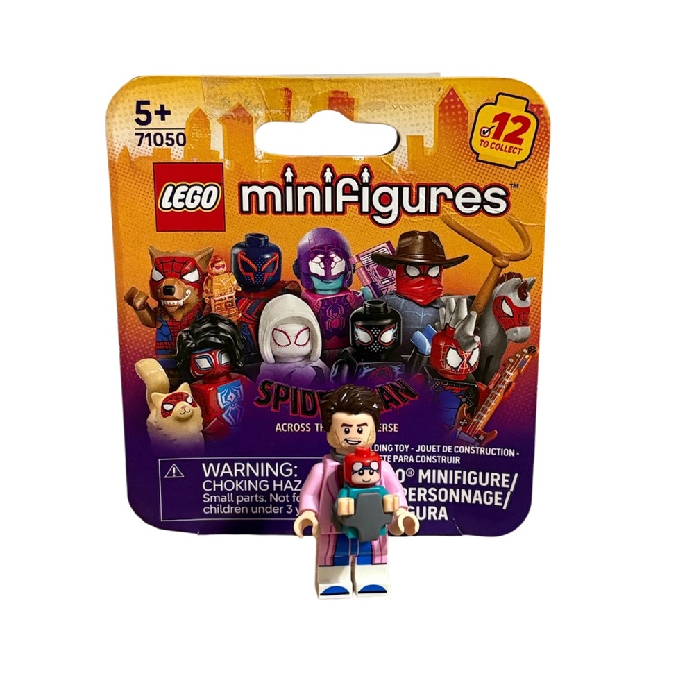 LEGO Minifigures Spiderman across the spider verse
